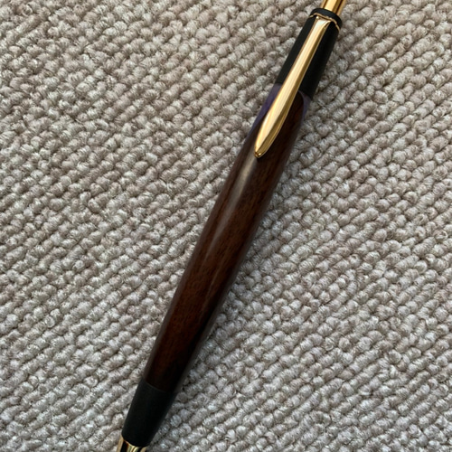ローズウッド&レジン シャーペンorボールペン 木軸 ペン・筆記