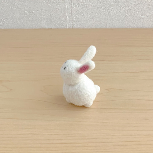 うさぎのママ様　うさぎ額縁入り羊毛フェルト うさぎ＊フェルト＊お正月のお飾り＊縁起物 羊毛フェルト