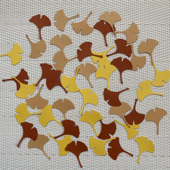 クラフトパンチ 銀杏 イチョウ 秋 アルバム素材 保育園 幼稚園 その他