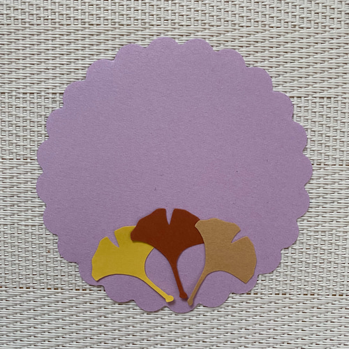 クラフトパンチ 銀杏 イチョウ 秋 アルバム素材 保育園 幼稚園 その他