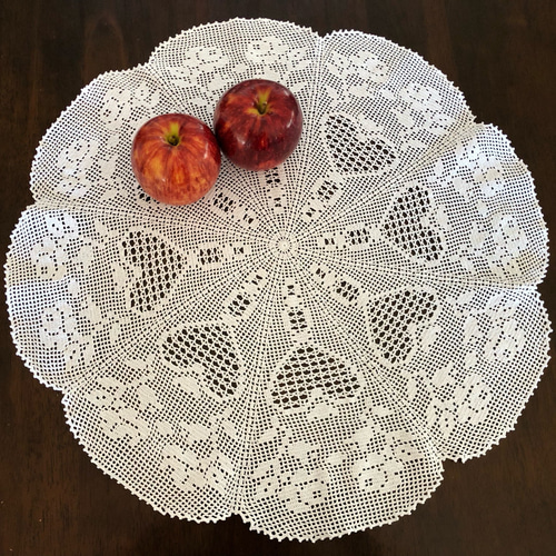 ☆.*レース編みドイリーhandmade.*☆ ハンドメイド⭐︎レース編みドイリー レース uri 通販 13089556