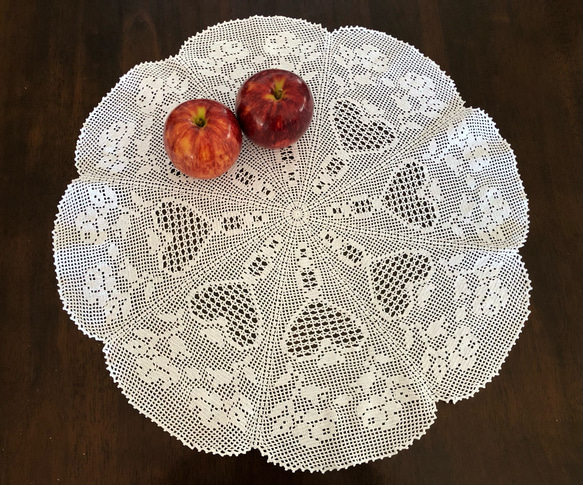 ハンドメイド レース編みドイリー No.26 その他インテリア雑貨 Kazoo