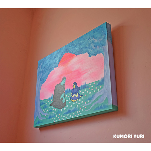 フランケンシュタイン　絵画　アクリル絵画 フランケンシュタイン絵画アクリル絵画