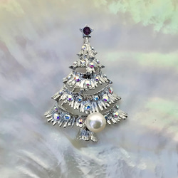 あこや真珠クリスマスツリーブローチ ブローチ Maruyama Pearl 通販