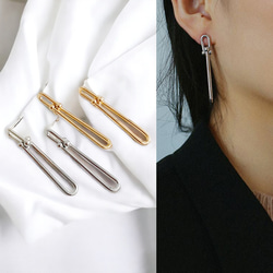 ピアス レディース 18K アレルギー対応 シルバー925 ゴールド