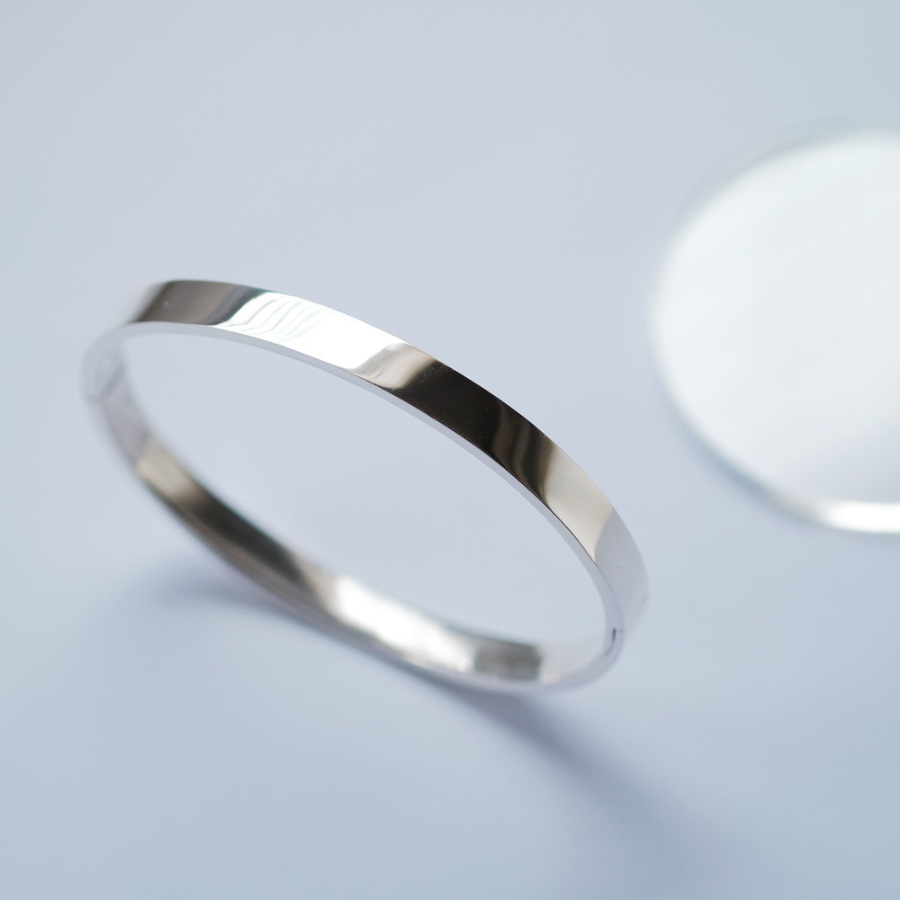 幅6mm ボールド バングル シルバー925