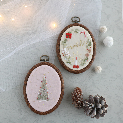 ピンクハウスクリスマスツリーの刺繍ブルゾン