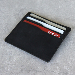 極薄フラグメントケース ミニ財布 ミニウォレット（ブラック） 4枚目の画像