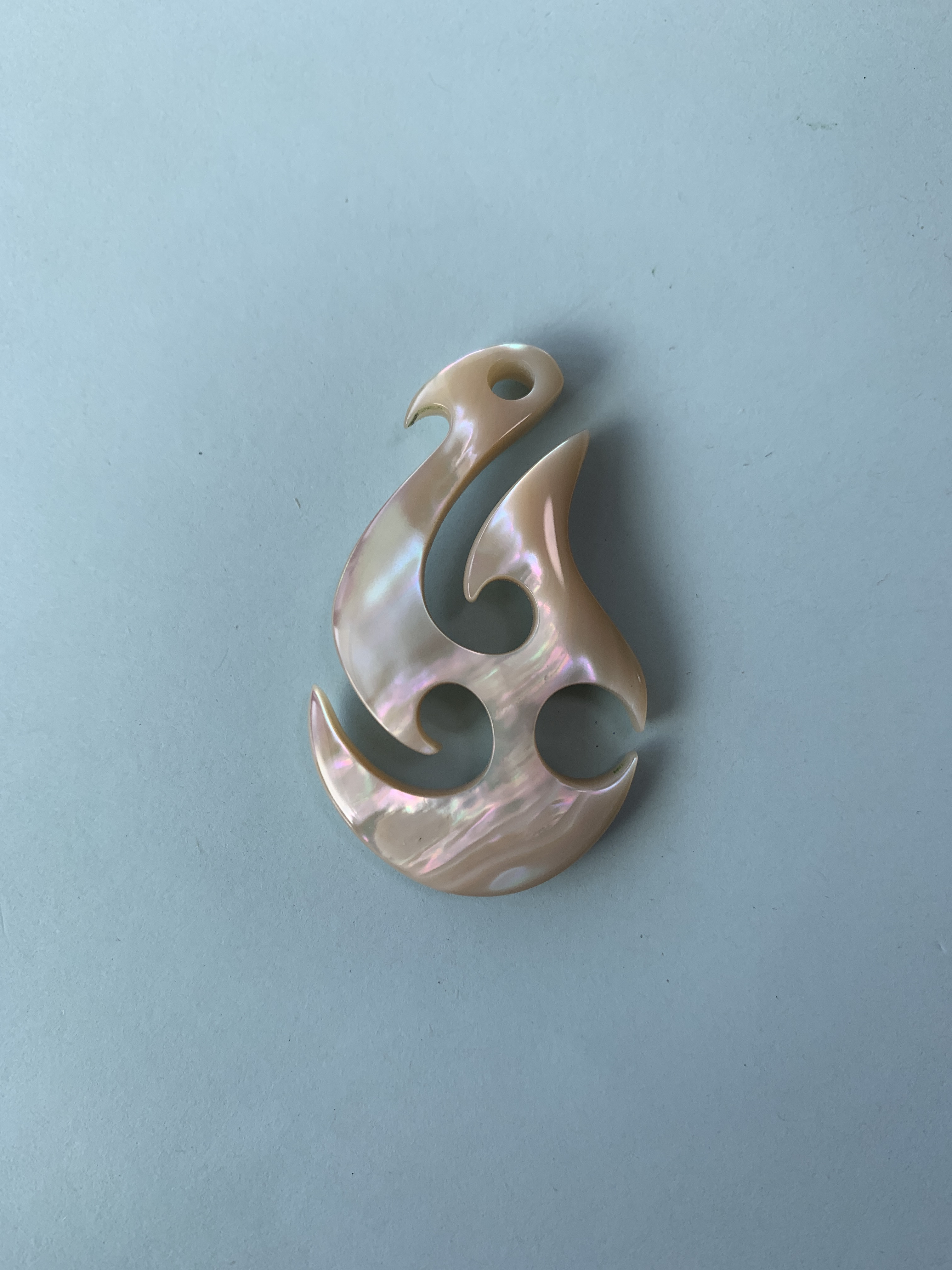 ヤコウガイネックレス フィッシュフック②