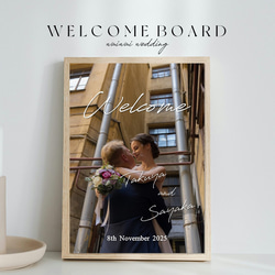 結婚式 ウェルカムボード デザイン16(パネルまたはポスター 結婚式 ウェルカムボード デザイン16(パネルまたはポスター