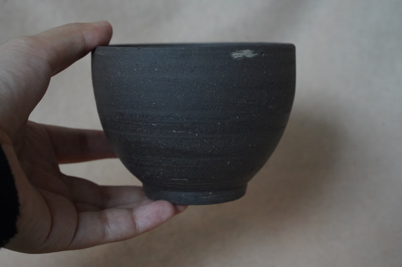 【送料無料】陶磁器 紫茶碗 | 手作り 9枚目の画像
