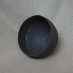 【送料無料】陶磁器 紫茶碗 | 手作り 3枚目の画像