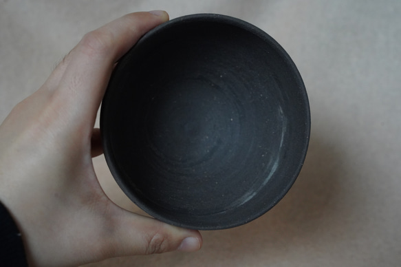 【送料無料】陶磁器 紫茶碗 | 手作り 10枚目の画像