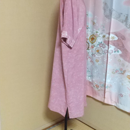 着物リメイク 江戸小紋から ワンピース ワンピース 着物リメイク 着物リメイク 江戸小紋から ワンピース ワンピース 着物リメイク
