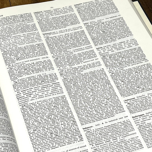 洋書切り離し・A4サイズの洋書辞書書籍・切り離し30枚セット