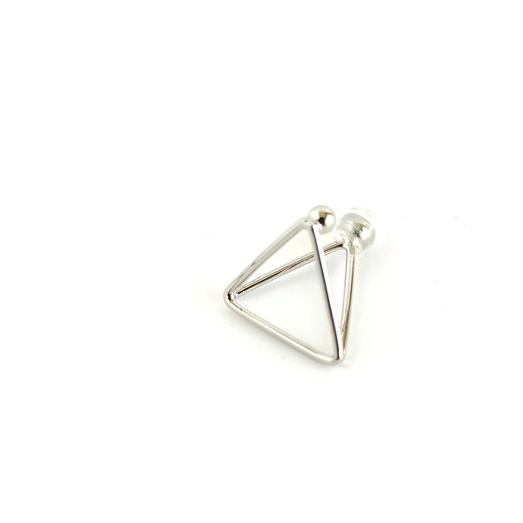 片耳イヤーカフ[Triangle/Silver] 2枚目の画像