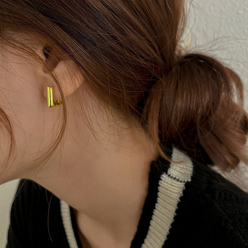 フープピアス ゴールド 18k 18金 ピアス レディース キャッチ