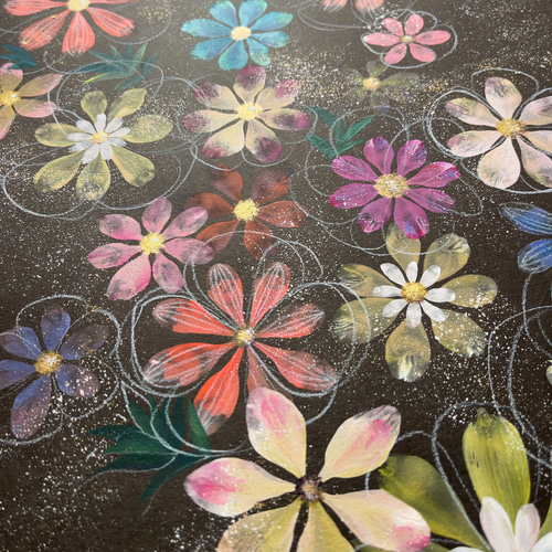 A3額付き　アート　オリジナルアート　絵画　原画　アクリル画　ペン画　インテリア A3額付き アート オリジナルアート 絵画 原画 アクリル画 ペン画