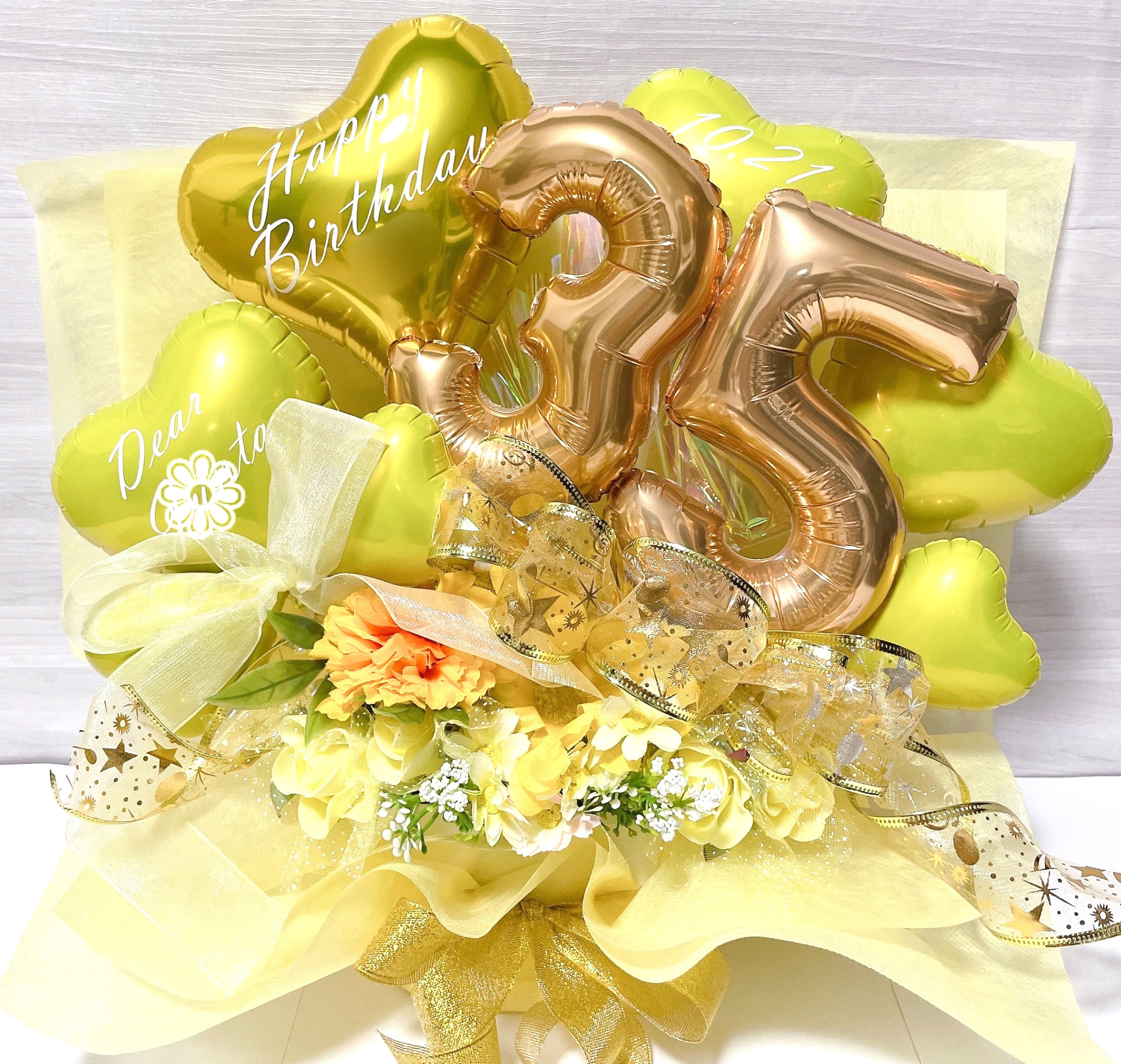 感謝価格❣️Aloha～❣️プルメリア、バラ、ウクレレ夏アレンジ❁⃘*.゜ 感謝価格❣️Aloha～❣️プルメリア、バラ、ウクレレ夏アレンジ