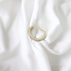 イヤーカフ パール 18K ゴールド 4点セット アレルギー対応 イヤーカフス 大きめ レディース 仕事 プレゼント 10枚目の画像