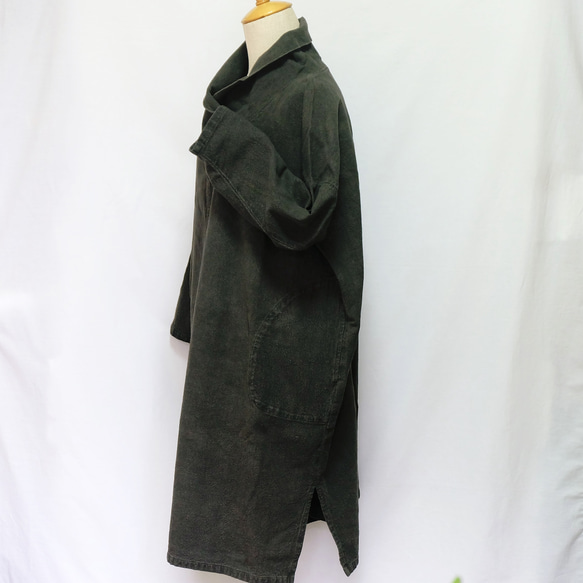 草木染めワンピース(ヤマモモ染め）　送料無料 