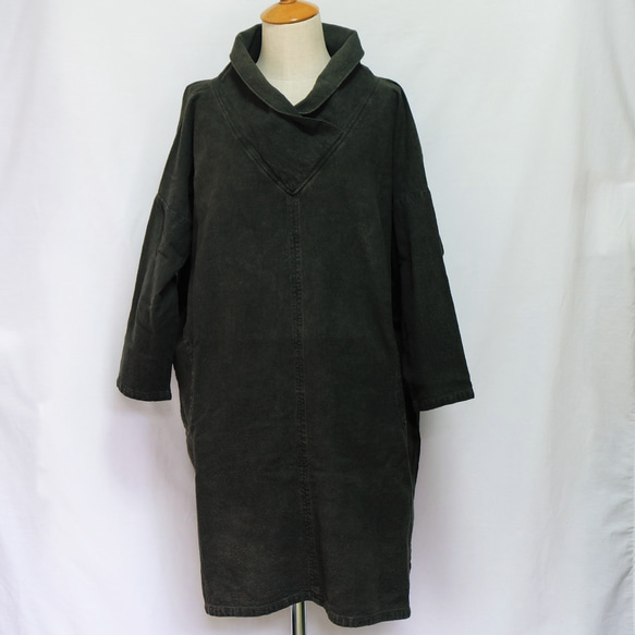 草木染めワンピース(ヤマモモ染め）　送料無料 