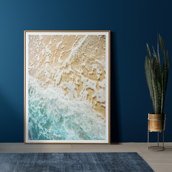 Ocean coastline 癒し ビーチ / インテリアポスター 海外アート /4428 5枚目の画像