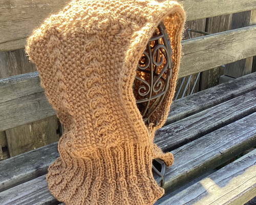 アラン模様編みの バラクラバ(送料無料) その他ファッション Biki 通販