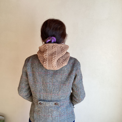 アラン模様編みの バラクラバ(送料無料) その他ファッション Biki 通販