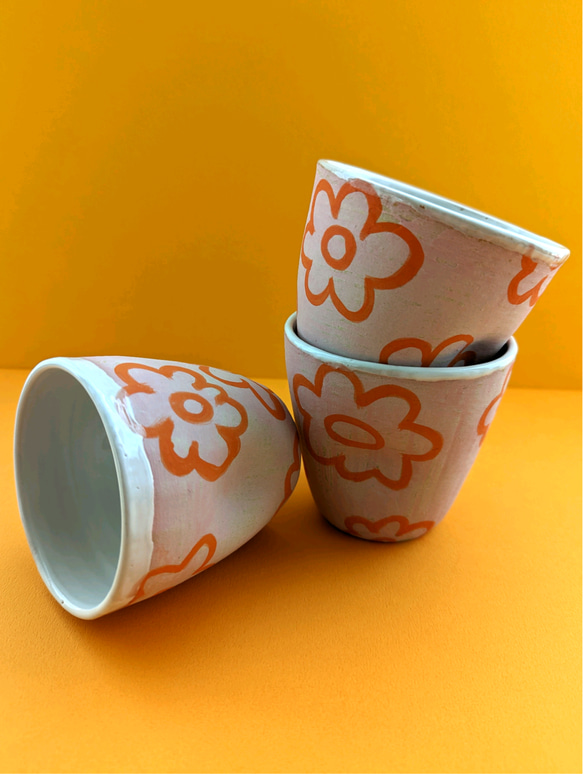 ポップな湯呑みカップ（１個売り） 9枚目の画像