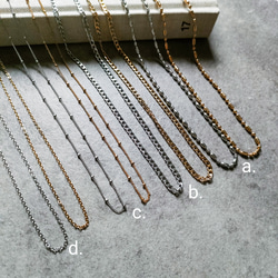 Simple necklace ▶stainless 4枚目の画像