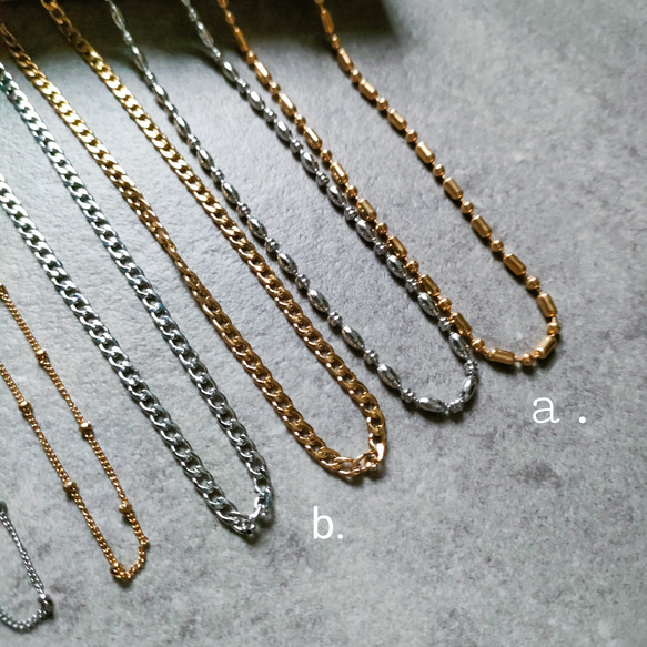 Simple necklace ▶stainless 6枚目の画像
