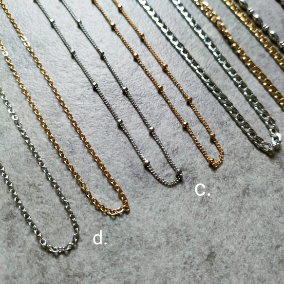 Simple necklace ▶stainless 7枚目の画像