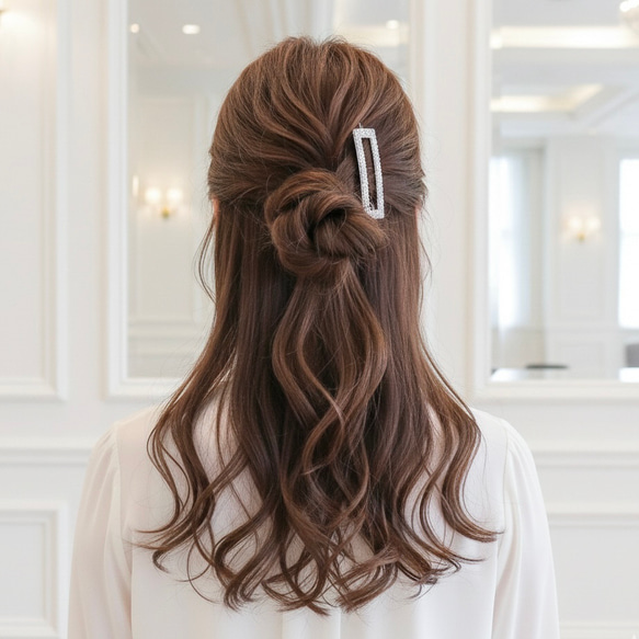 選べる ヘアカフ / ヘアピン ゴールド シルバー ポニーフック バレッタ