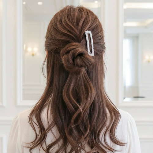 選べる ヘアカフ / ヘアピン ゴールド シルバー ポニーフック バレッタ