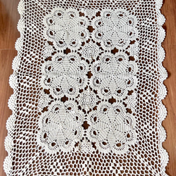 レース編み ドイリー 白色 直径約33cm その他インテリア雑貨 ハハノテ