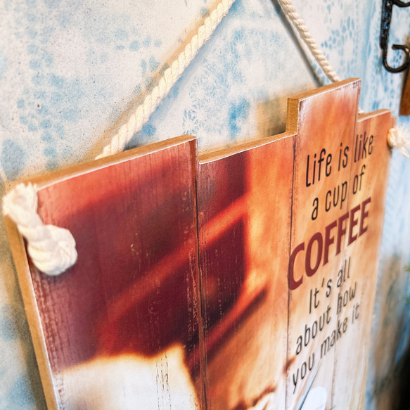 オープンカフェ ウォールデコ/ カフェテラス ファッション時計/ （style.a）COFFEE TIME/ 5枚目の画像