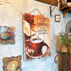 オープンカフェ ウォールデコ/ カフェテラス ファッション時計/ （style.a）COFFEE TIME/ 10枚目の画像