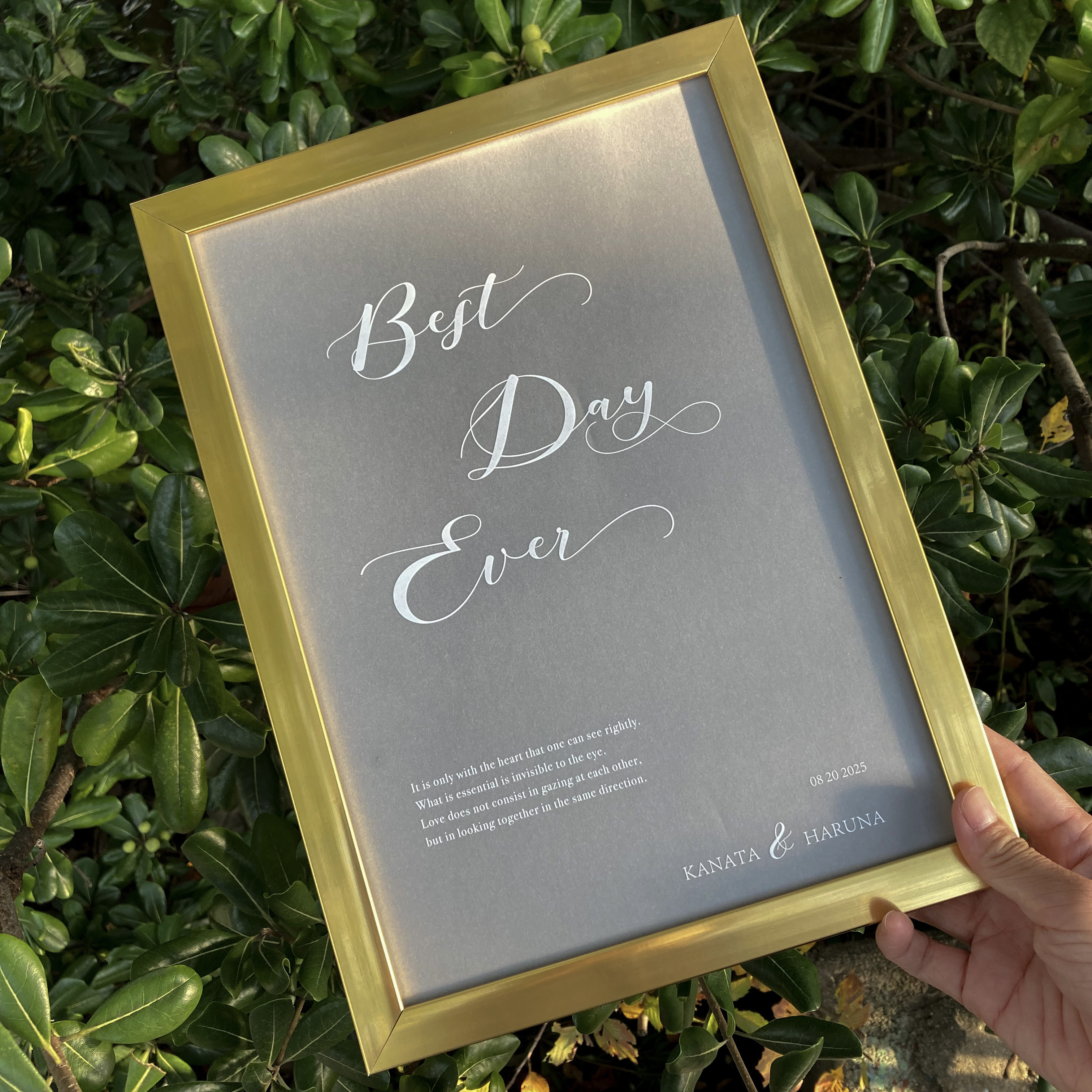 ウェルカムボード：welcome board