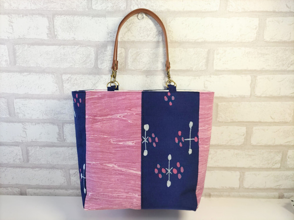 着物リメイクショルダーバッグ1点、トートバッグ5点 着物リメイク ショルダーバッグ〜ブルーグレー トートバッグ 慶 Kei