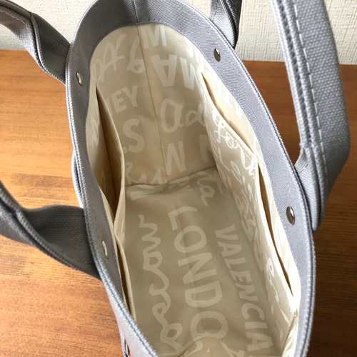 3人のmama◡̈☆　帆布　車の設計図×茶 3人のmama◡̈☆様専用 帆布 車の設計図×茶