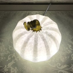 かぼちゃランプ・白＆オリーブ《ハロウィンじゃなくてもかわいい♪》 3枚目の画像