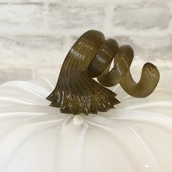 かぼちゃランプ・白＆オリーブ《ハロウィンじゃなくてもかわいい♪》 5枚目の画像