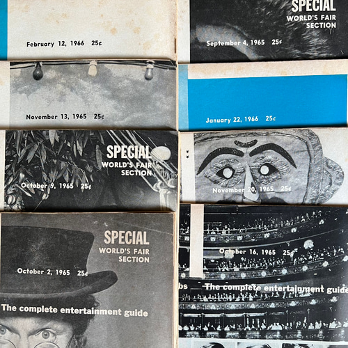 海外の古い洋雑誌・『cue』1960年代☆コラージュ素材 その他素材