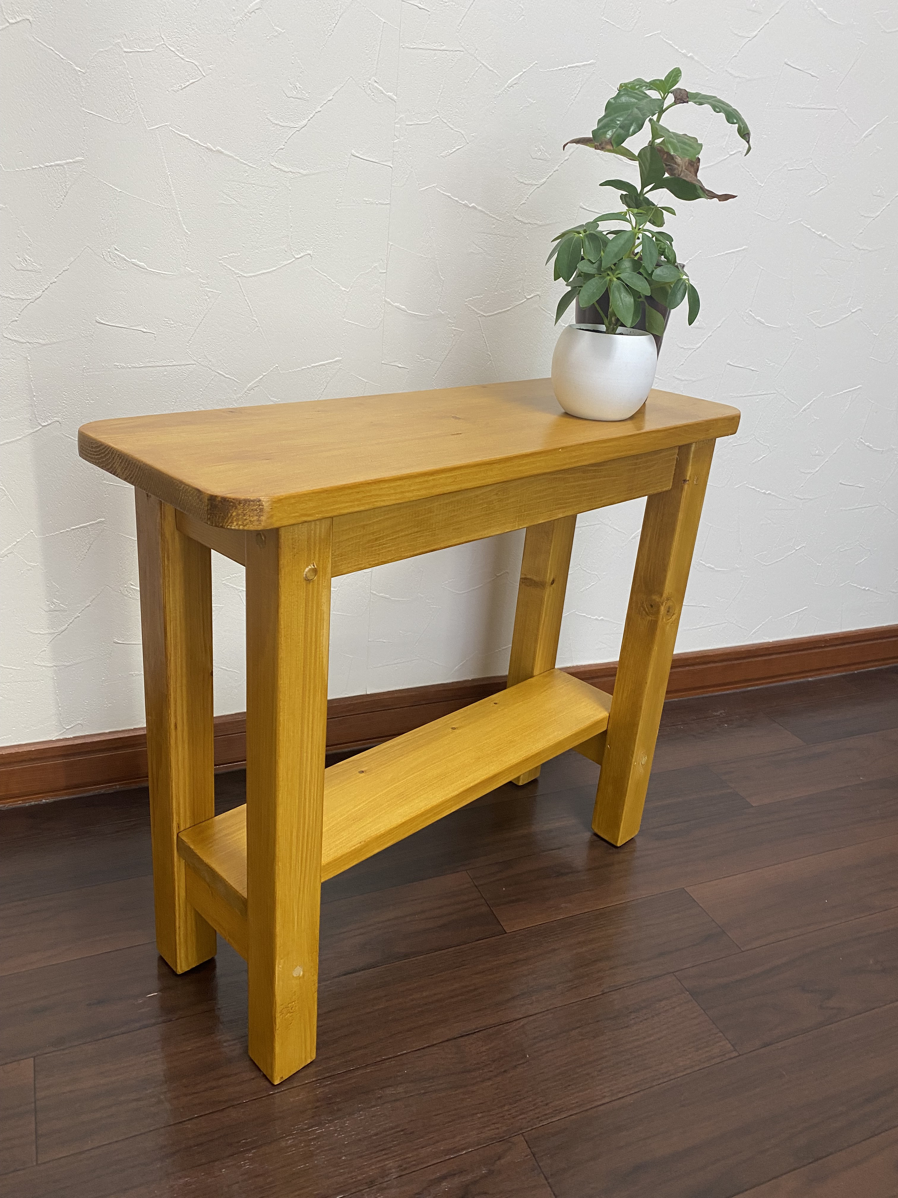 ダイニングテーブル モンキーポット オイル塗装 二枚継ぎ Ω 