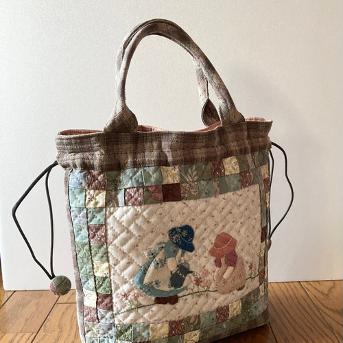 スーちゃんのパッチワークキルトバッグ トートバッグ lilla