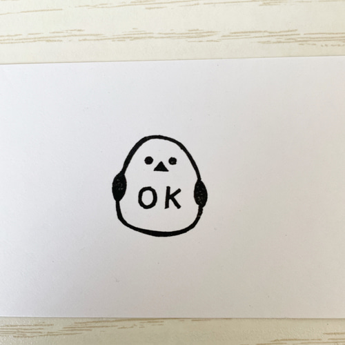 消しゴムはんこNo.254 鳥にのって 消しゴムはんこNo.254 鳥にのって