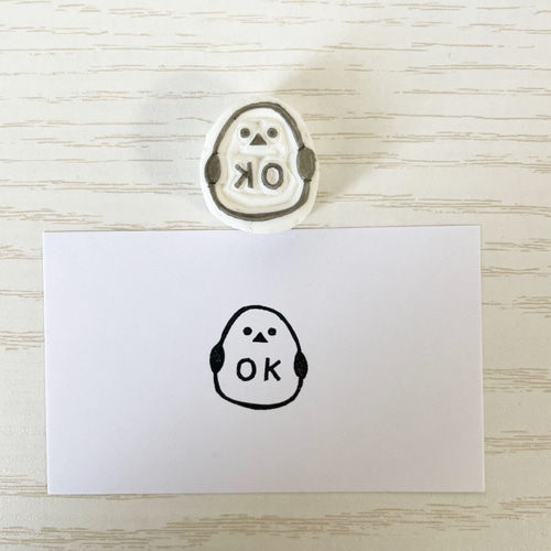 はんけし スタンプ OK はんけし スタンプ OK
