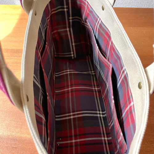 8号帆布トートバッグ オーダーsample【横長-2】 トートバッグ 8号帆布トートバッグ オーダーsample【横長-2】 トートバッグ