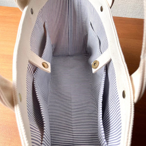 【t】帆布トートバッグM×2 order作品 8号帆布トートバッグ オーダーsample【M-1】 トートバッグ